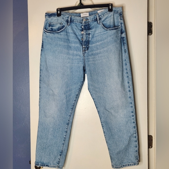 Frame Denim Light Blue High Rise Jeans - Picture 1 of 7